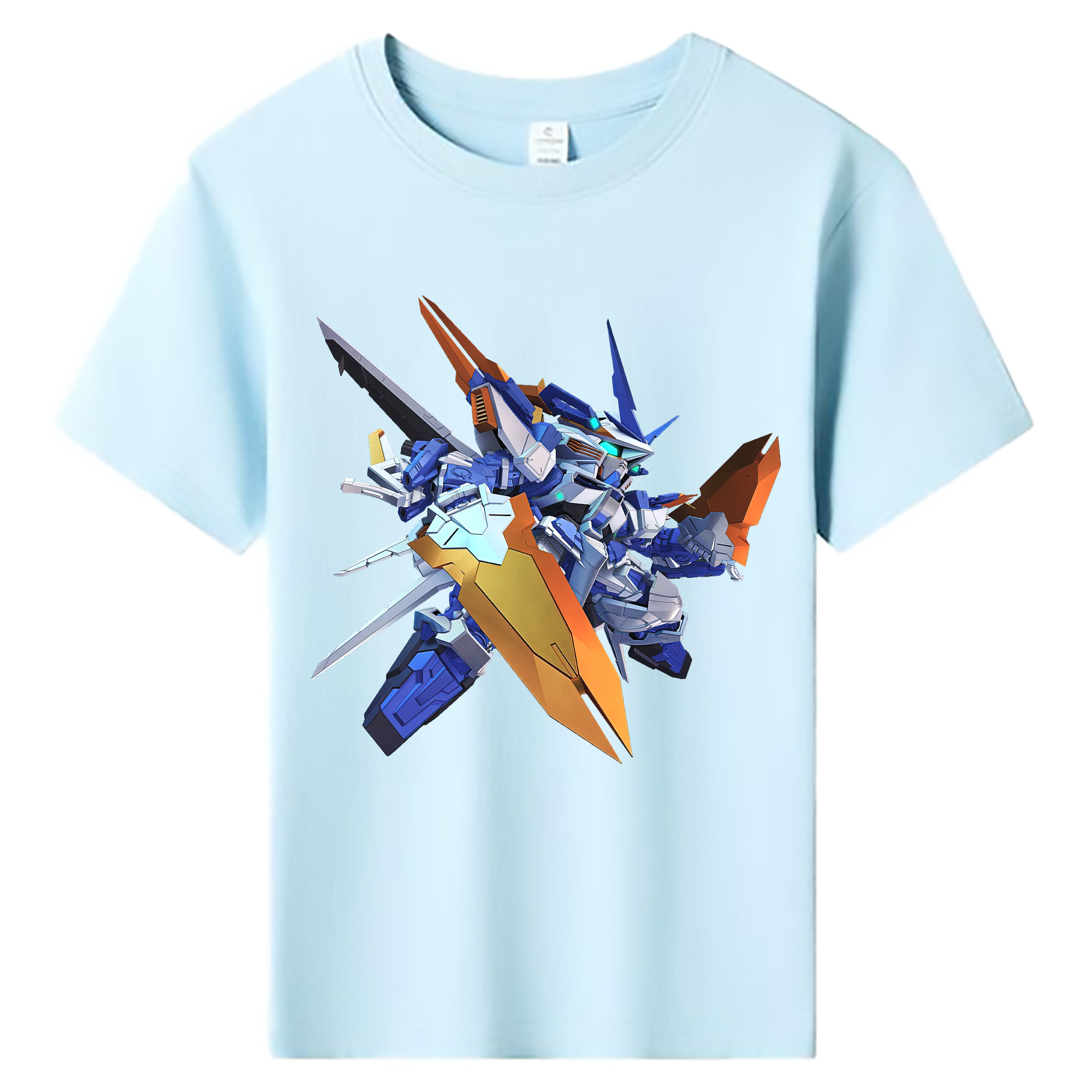 （画像用） 機動戦士ガンダム Mobile Suit Gundam 綿100％キッズTシャツ（フロントプリント）